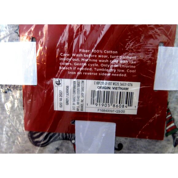 Wondershop Target *NWT* Safari Christmas Winter Pajamas Size L Women Gray - Picture 8 of 10